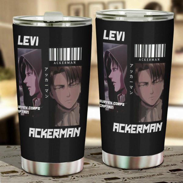 Car Tumbler Cup Levi Attack on Titan