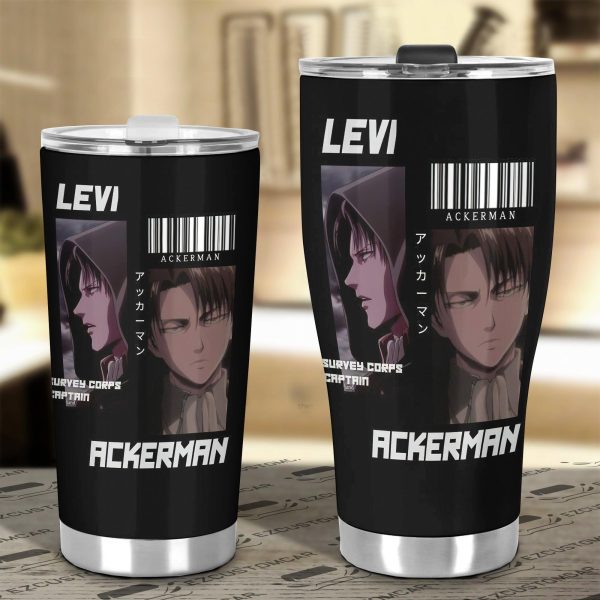 levi car tumbler cup attack on titan obdxc