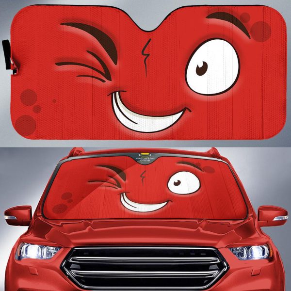 liar cartoon eyes car sun shade custom car accessories v4p9i