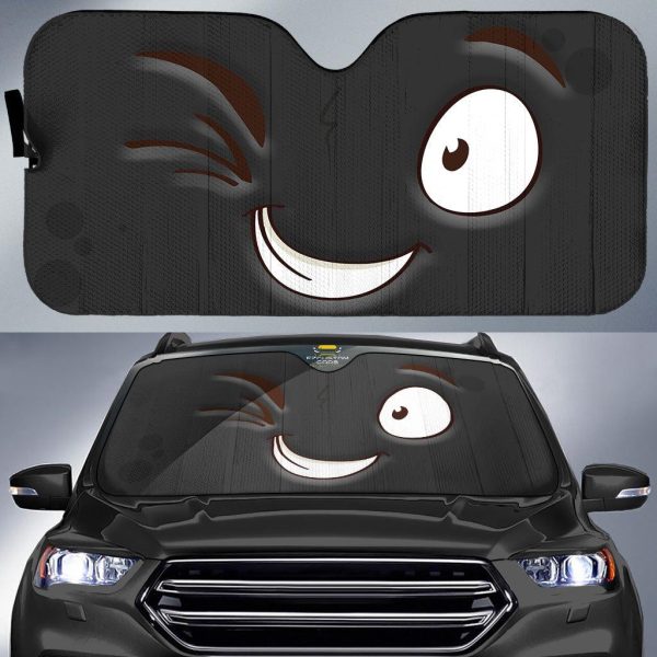 liar cartoon eyes car sun shade custom car accessories z6is1