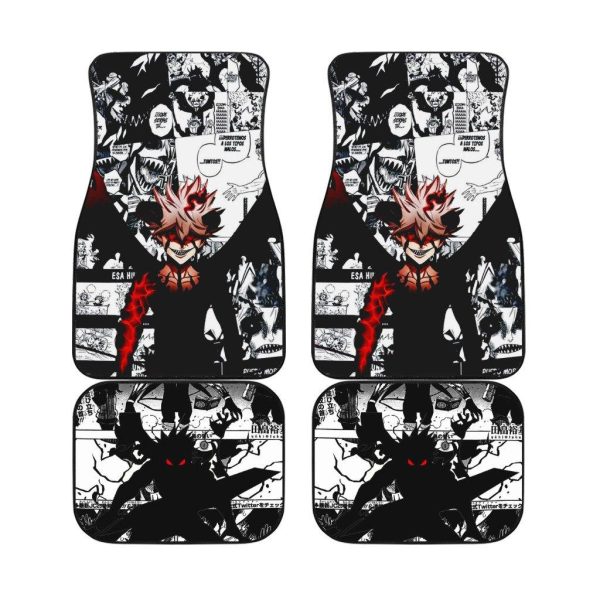 Liebe Devil Black Clover Car Floor Mats Liebe Devil Black Clover Car Floor Mats