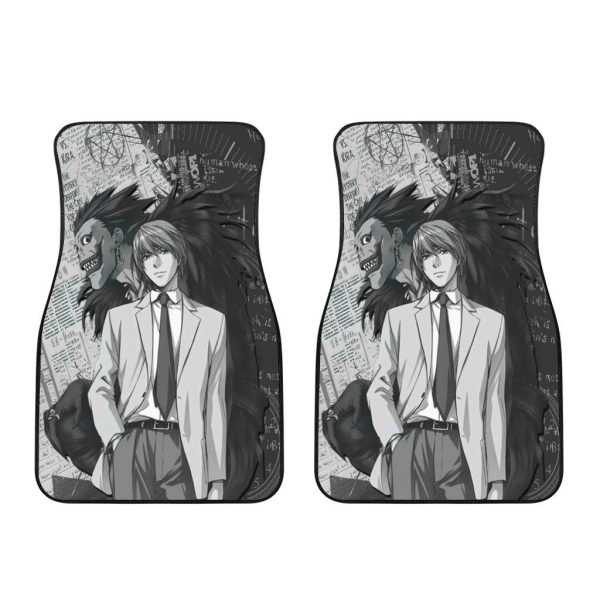 light yagami car floor mats cutsom death note black white anime car accessories vdrfc