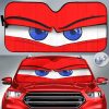 Lightning McQueen Cars Windshield Sunshade Angry Eyes