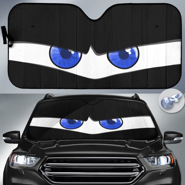 Lightning McQueen Cars Windshield Sunshade Angry Eyes