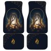 Lion Meditate Car Floor Mats Custom Lion Car Accessories