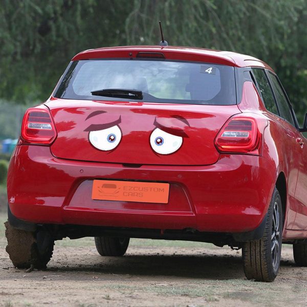 Startle Cartoon Eyes Car Sticker Cartoon Car Accessories