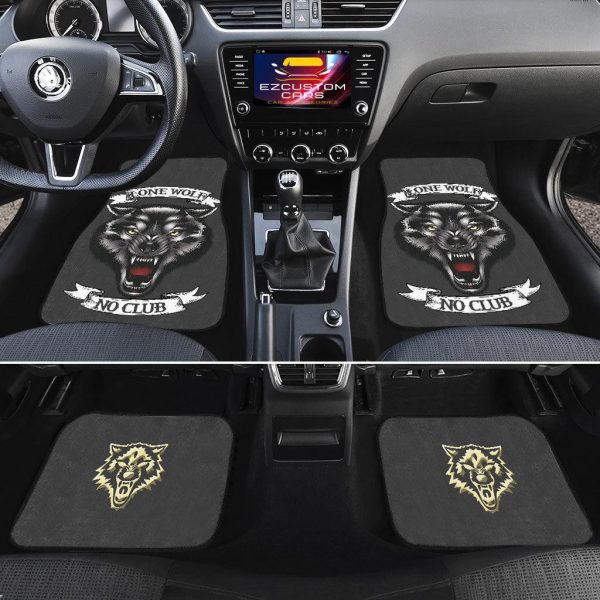 lone wolf no club car floor mats custom animal car accessories nqa3l