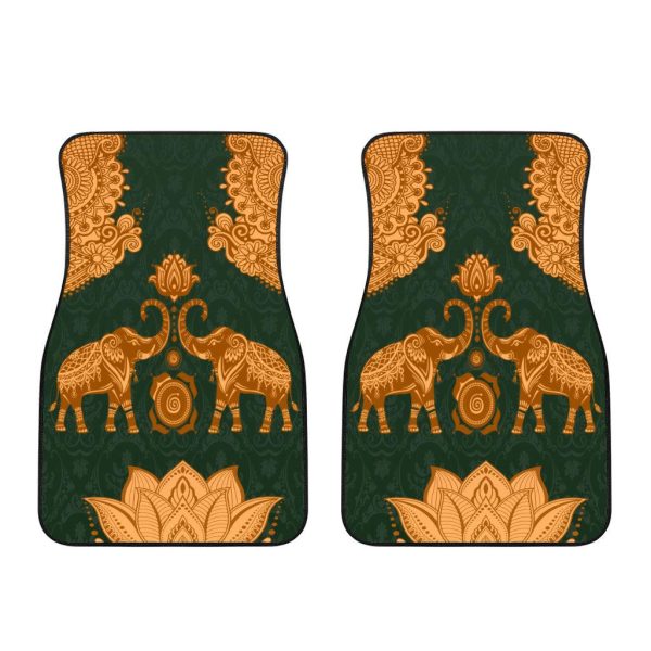 lotus x elephant car floor mats custom elephant car accessories hsszl