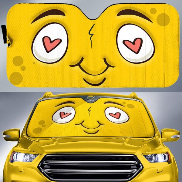 Cry Cartoon Eyes Car Sun Shade Custom Car Accessories