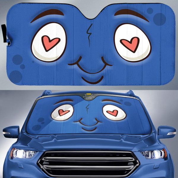 love cartoon eyes car sun shade custom car accessories v4jwd