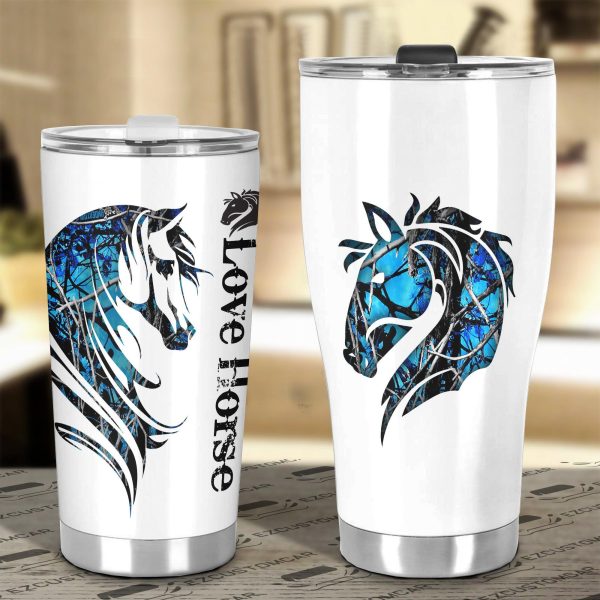 love horse car tumbler cup custom horse car accessories 6c6dg