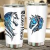 Love Horse Car Tumbler Cup Custom Horse Car Accessories