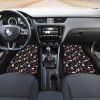 Love Nurse Car Floor Mats Custom Black Pattern Print