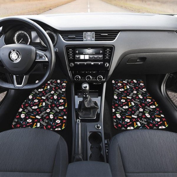 RN Nurse Car Floor Mats Custom Nurse Car Accessories