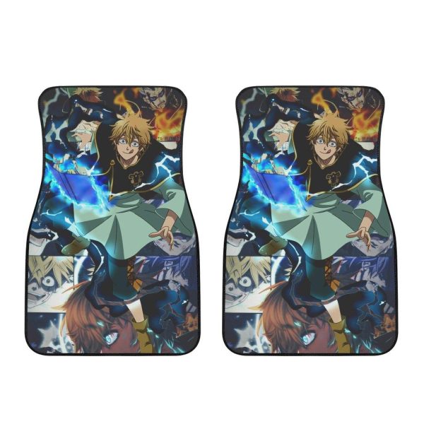 luck black clover car floor mats 07dat