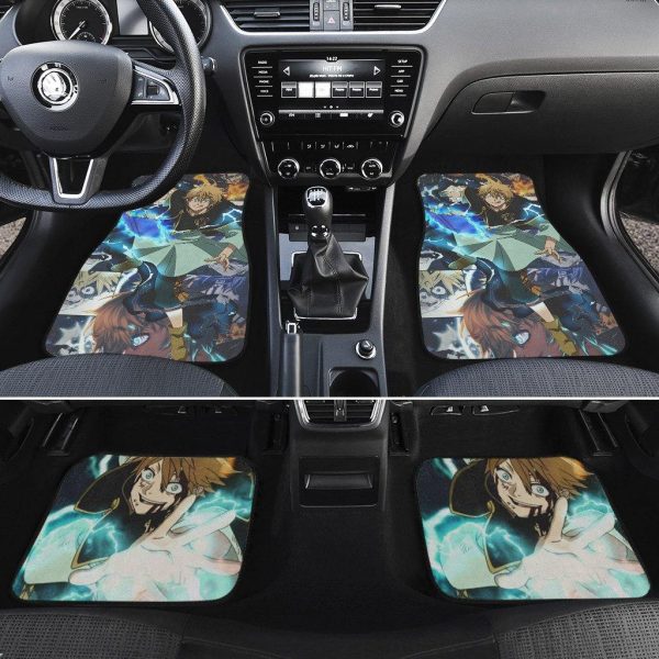 luck black clover car floor mats 9i2bx