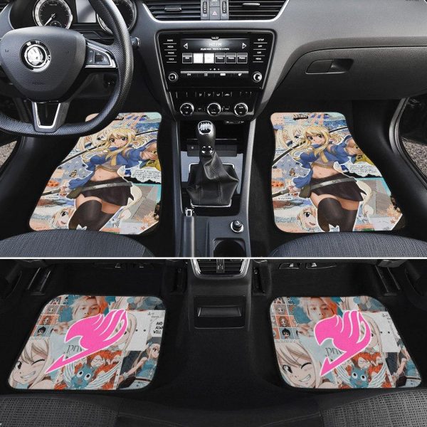 lucy fairy tail anime car floor mats wpbnh