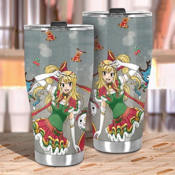 lucy heartfilia car tumblers cup custom fairy tail car accessories christmas gifts ckxzr