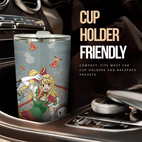 Lucy Heartfilia Car Tumblers Cup Custom Fairy Tail Car Accessories Christmas Gifts