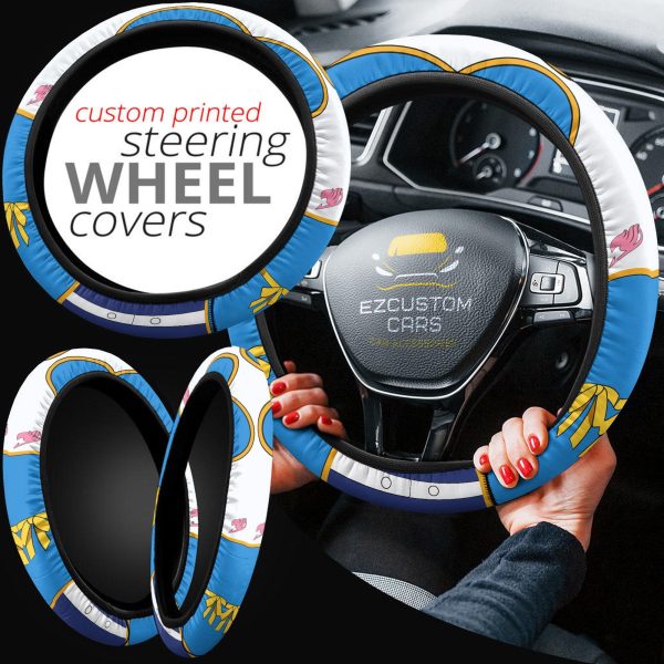 lucy heartfilia fairy tail anime steering wheel cover 0wlmt