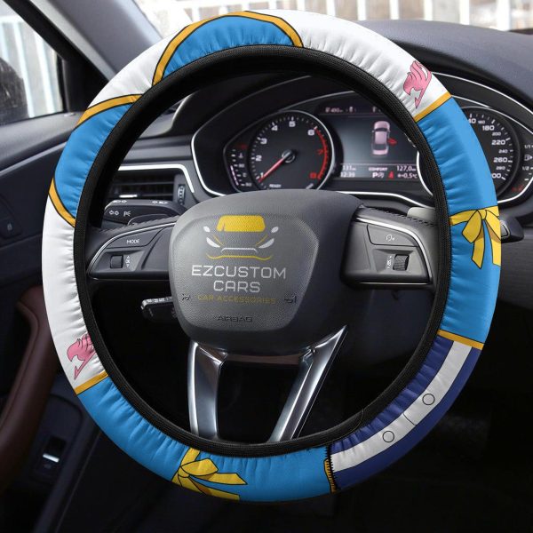 lucy heartfilia fairy tail anime steering wheel cover 66pb7