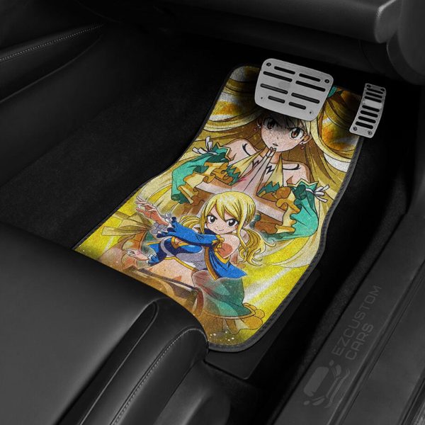 lucy heartfilia fairy tail car floor mats custom c77yr