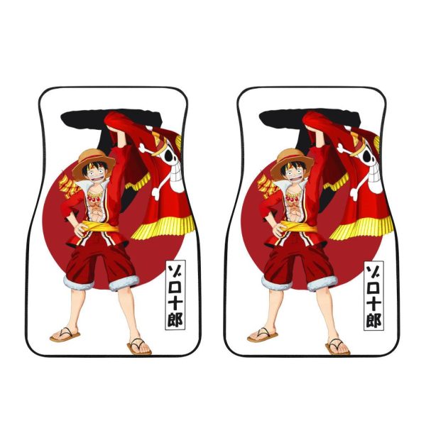 luffy car floor mats custom one piece luffy flag car accessories xas8b