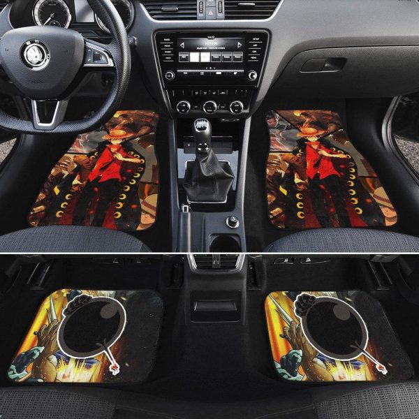 luffy car floor mats one piece anime car accessories fan gift lib2c