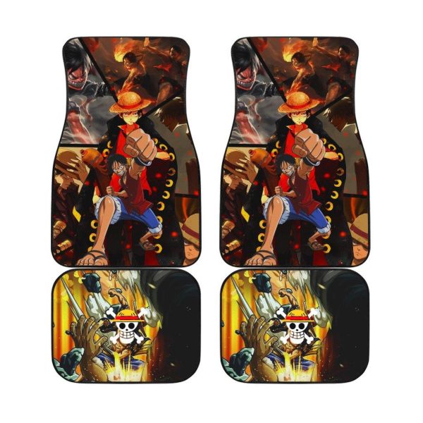 Luffy Cute One Piece Car Floor Mats Anime Fan Gift