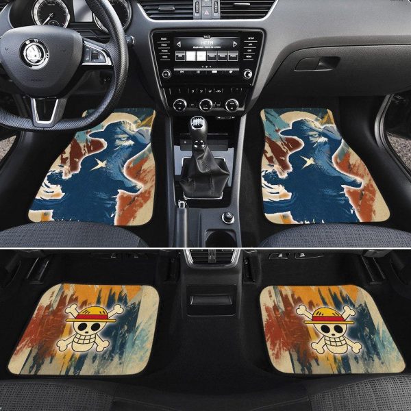 luffy car floor mats one piece anime ugwc6