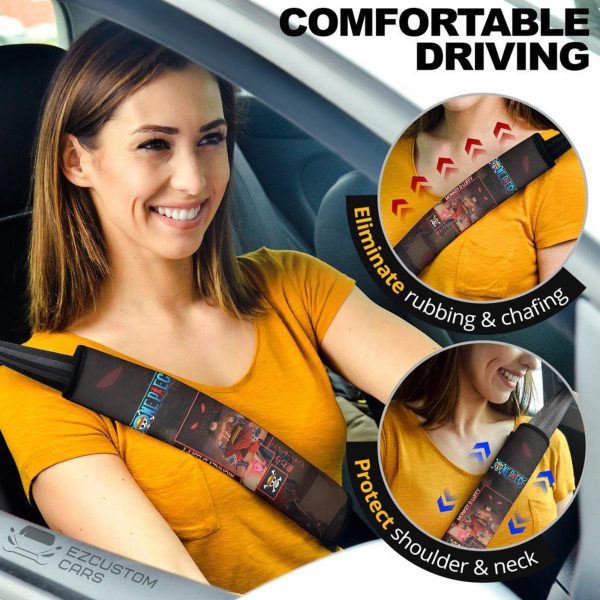 One Piece Luffy Anime Car Seat Covers
