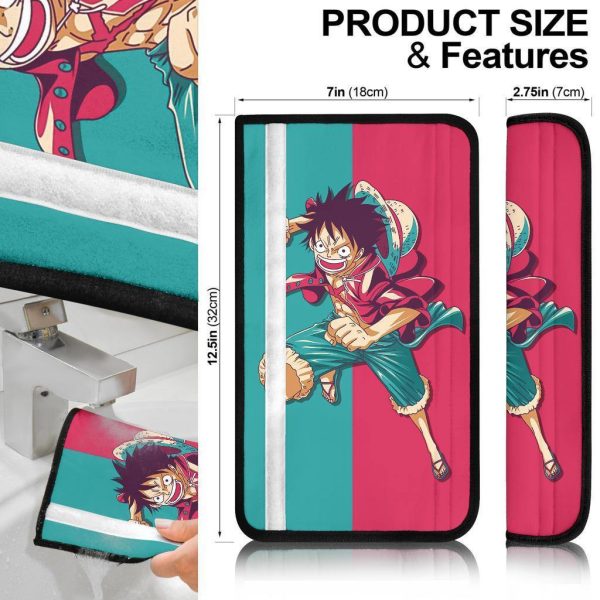 luffy one piece anime seat belt covers qvscx