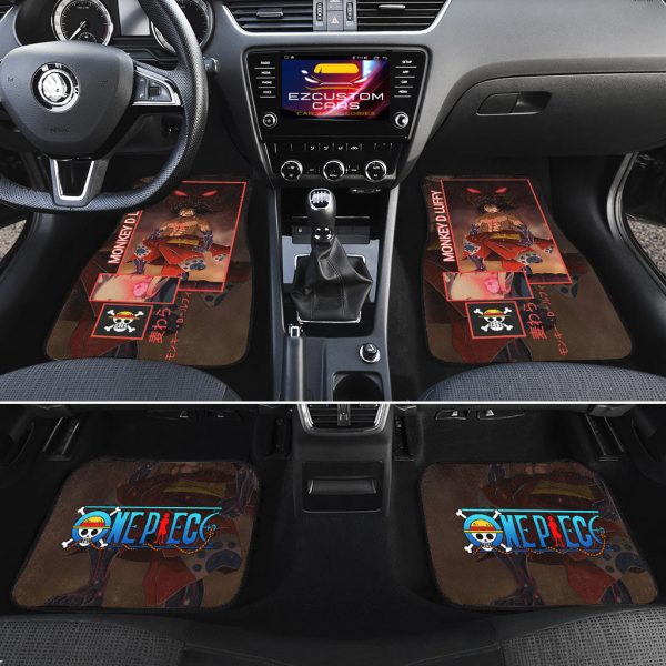 luffy one piece car floor mats oues4