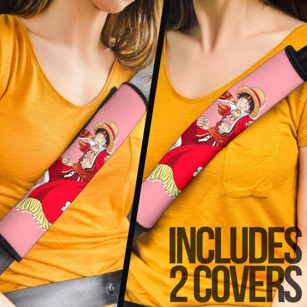 luffy seat belt covers one piece anime car accessories eshys