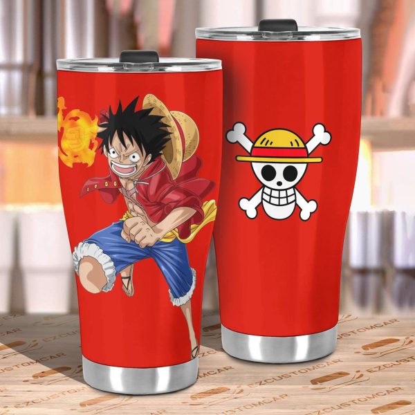 luffy stainless steel tumbler custom one piece anime car accessories x3oyk