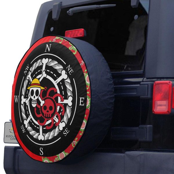 luffy x hancock spare tire cover custom one piece anime car accessories i4pae