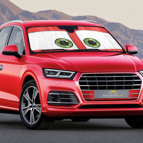 Mack Pixar Cars Eyes Windshield Sunshade