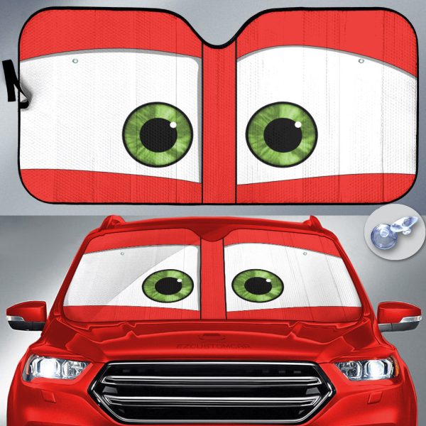 Mack Pixar Cars Eyes Windshield Sunshade