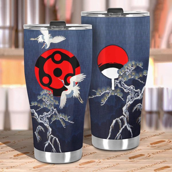 madara sharingan car tumbler cup naruto jxivr