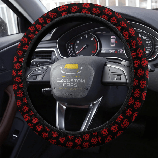 madara sharingan naruto anime steering wheel cover mjsze