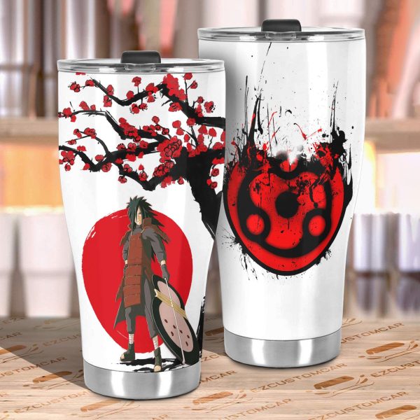 madara stainless steel tumbler japan style naruto bqcey