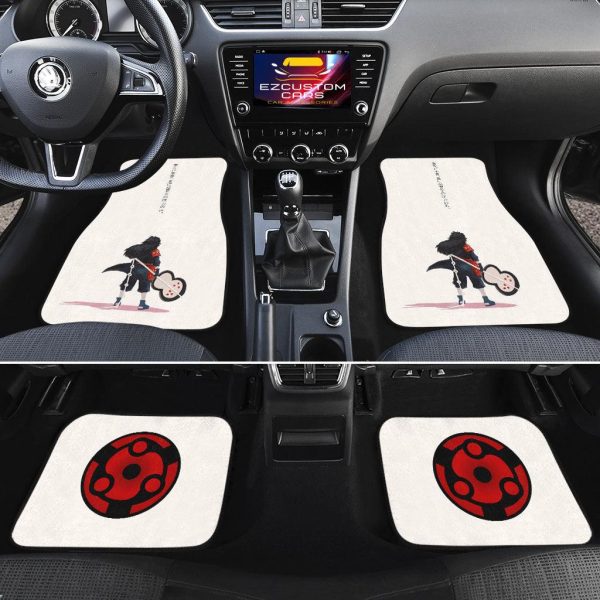 madara uchiha car floor mats naruto qew85