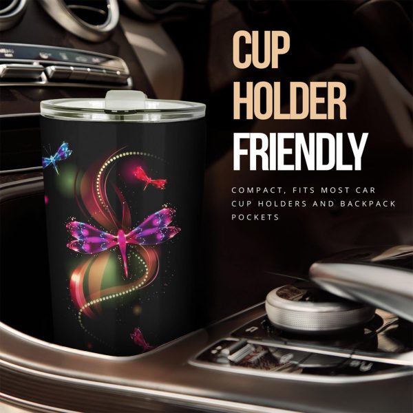 magic dragonfly car tumbler cup custom dragonfly car accessories bbucw