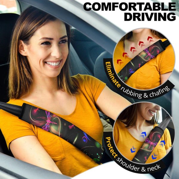 magic dragonfly seat belt covers custom dragonfly car accessories xmu9p