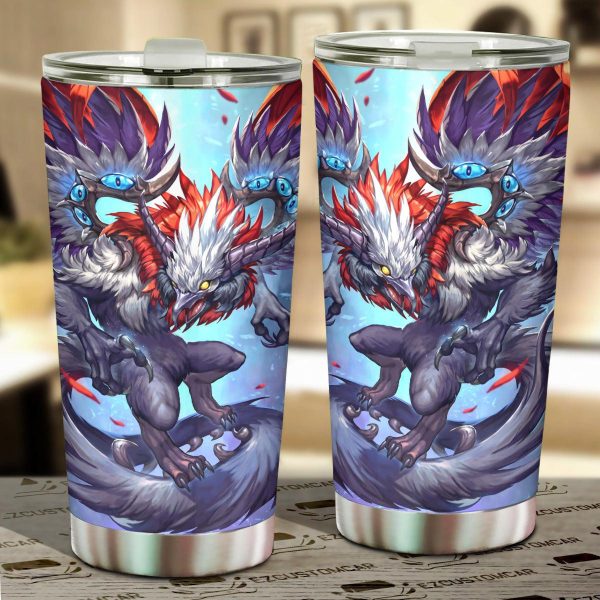 Phoenix Mythical Creatures Car Tumbler Cup Custom Mythical Creatures Car Accessories