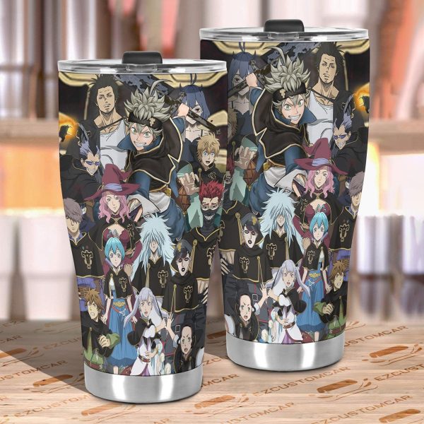 main character car tumbler cup custom black clover anime car accessories 726vx