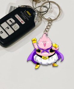 Majin Buu Fat Keychains Custom Dragon Ball Anime Car Accessories