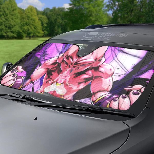 Majin Buu Kid Custom Car Sun Shade Dragon Ball Super Anime Car Accessories