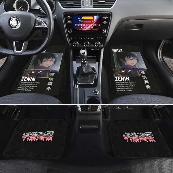 maki jujutsu kaisen car floor mats tovjf
