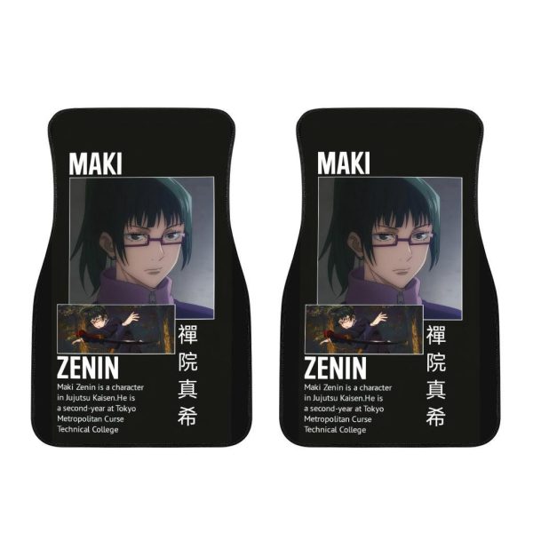 maki jujutsu kaisen car floor mats xb9wr
